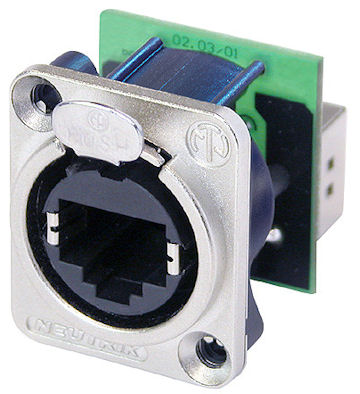 Neutrik RJ45 Chassisdl. NE8FDP