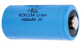 Oplaadbare CR123A batterij