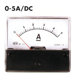 Paneel Meter 5A DC