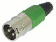 XLR Plug 3polig Male Groen