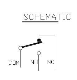 Microswitch 12,8x5,8x6,5mm