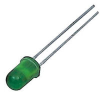 5mm Groene LED - 12 Volt