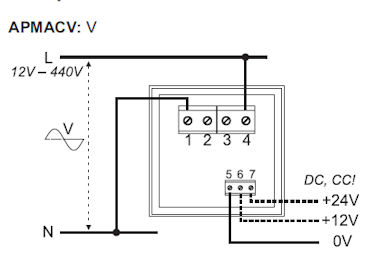 Grote Luxe Voltmeter