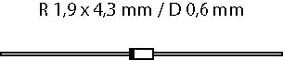 1 zenerdiode 0,4W - 14V