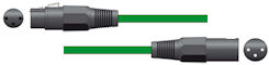 XLR Microfoonkabel 1,5m Groen