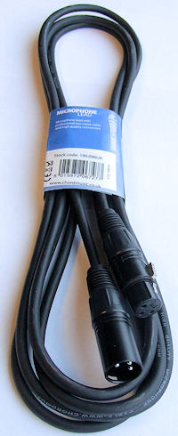 XLR Microfoonkabel 12m Zwart