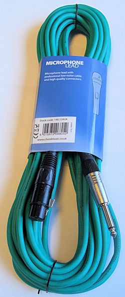 Microfoonkabel - Groen - 6,0m