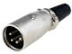 XLR plug - 4 polig Male