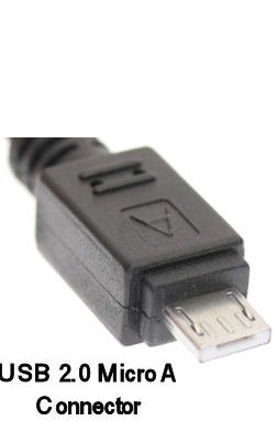 USB-A <> USB Micro A kabel 2m