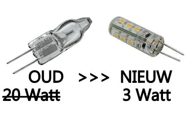 LED vervanger voor Halogeen