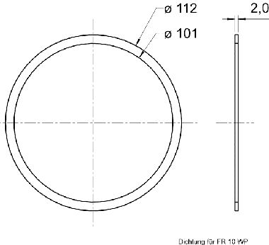 Afdichting-Afdichtring FR10WP