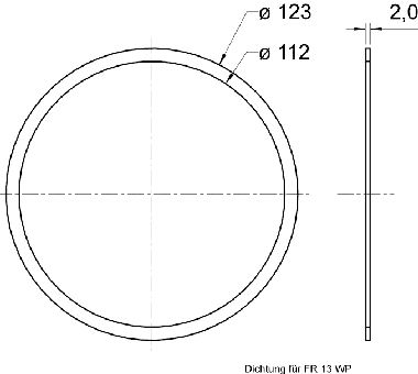 Afdichting-Afdichtring FR13WP