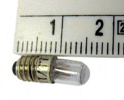 Miniatuurlampje E5 (E5.5) 1,5V
